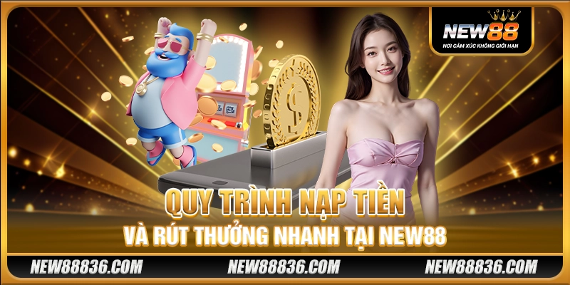 Quy trình nạp tiền và rút thưởng nhanh tại New88